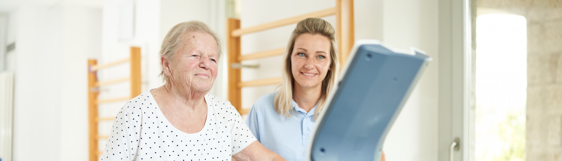 Physiotherapeut Gerätetraining